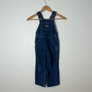 Vintage OshKosh B'gosh Denim Vestbak Overalls Blue Cotton Toddler Size 3T-4T